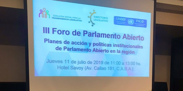 Lee más sobre el artículo Participamos del III Foro de Parlamentos Abiertos